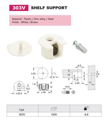 303Y Kitchen Shelf Supports & Furniture Hardware