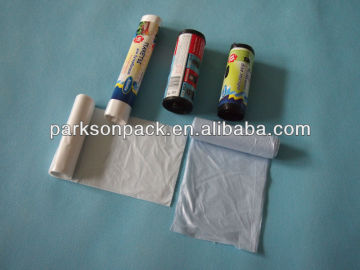 star-sealed garbage bags on roll