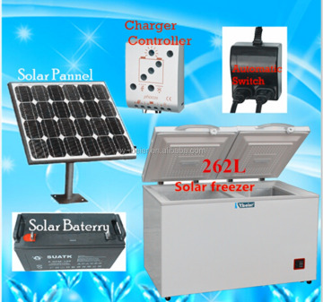 BR362RF Two Cabinet Dual Zone Dual Temp DC Solar Freezer Fridge