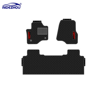 Durable Waterproof 2D Latex Ford F-250 2019 Floor Mats with Anti-Skid Nails
