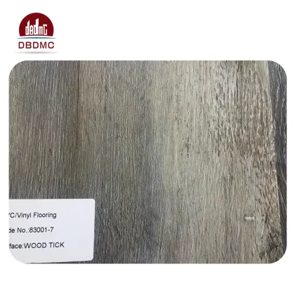 Luxury Wood Look Pvc Floor Glue Or Dry Back Vinyl Floor Tile Plastic Floors
