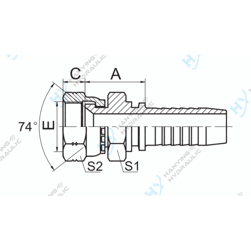 JIC Female Hydraulic Fittings