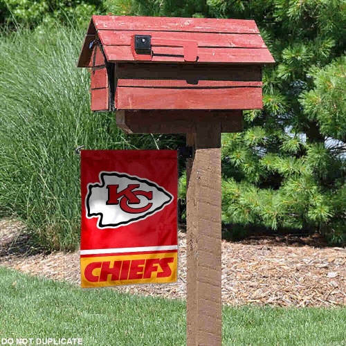 Custom NFL Kansas City Chiefs garden flags