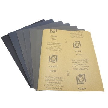 230x280mm Silicon Carbide Waterproof Abrasive Sandpaper for Glass