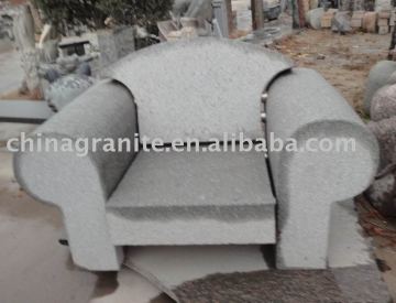 stone garden chair