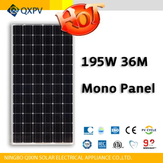 36V 195W Mono Solar Module