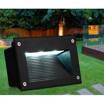 Step lighting recessed waterproof exterior corner light