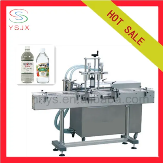 Automatic double head water drink filling machine