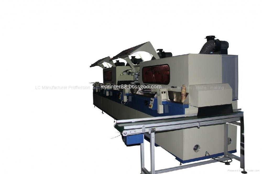 Automatic Cylindrical Screen Printer For Bottles