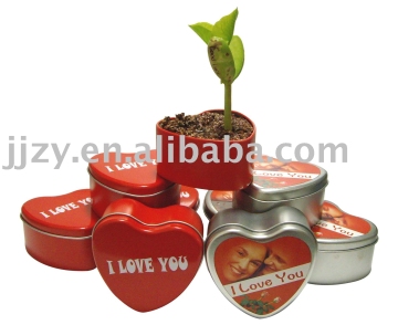 [Super Dear] Christmas gift Christmas toy Magic heart in tinplate can