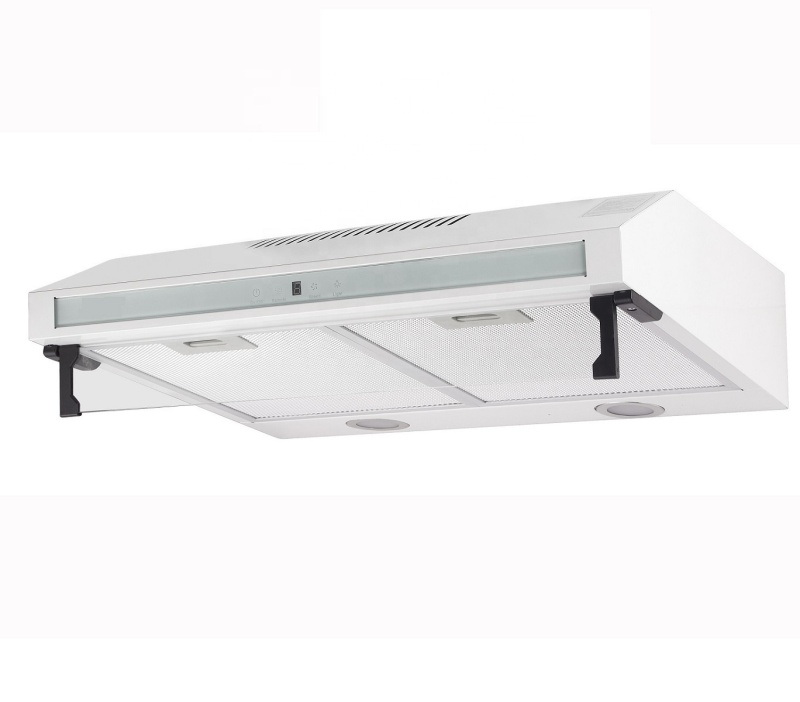 European style 900mm Copper motor fan led lighting under cabinet  black kitchen range cooker hood