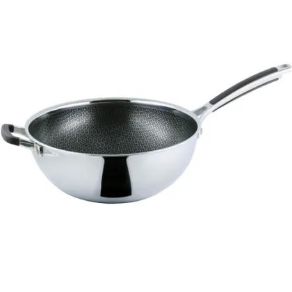 Stainelss Steel Nonstick Deep Frying Pan