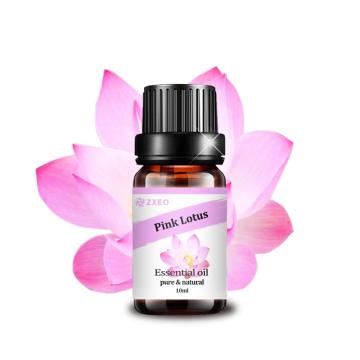 Huile essentielle de lotus rose de haute qualité bonne odeur personnelle pour les soins de la peau à un prix abordable