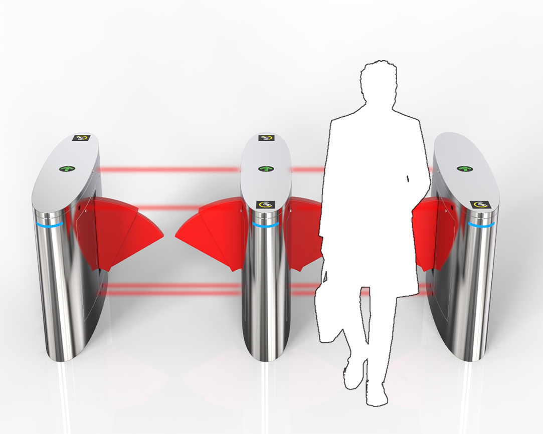 Bank Flap Turnstile Barrier Gate