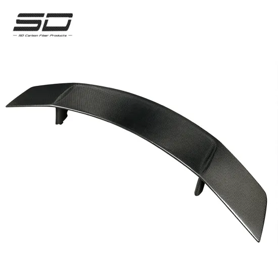 Dry Carbon Fiber V Style Rear Bumper Wing Spoiler for Audi R8