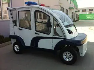 Anti Rusting Pure Electric Vehicle , Electric Patrol Car Fo