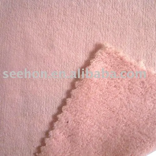 polyester/cotton flannelette terry fabric