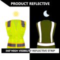 Женский Ansi Hi Vis vis vis joll Work Safety Vest