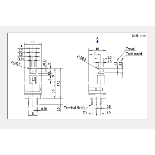 Spph1 series push switch