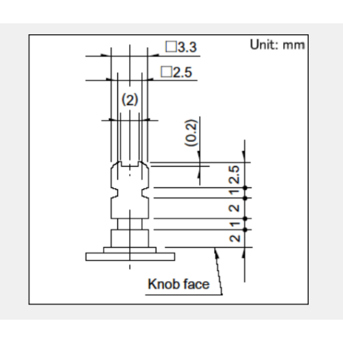 Spun series push switch