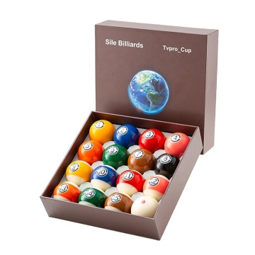 RTS 9-Ball Pool Table Game: Standard 57.2mm Diameter Billiard Ball Set