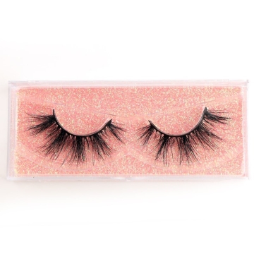wispy mink eyelashes mink lashes with plastic box
