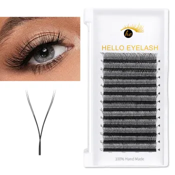 Private Label W Shape 3D Lashes Eyelash Extension Tool YY 0.07c D 11mm