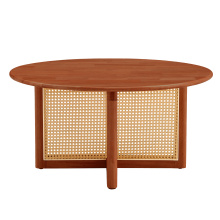 Modern MDF Coffee Table with Rounded Design