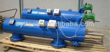 Automatic back flushing water filter for public water