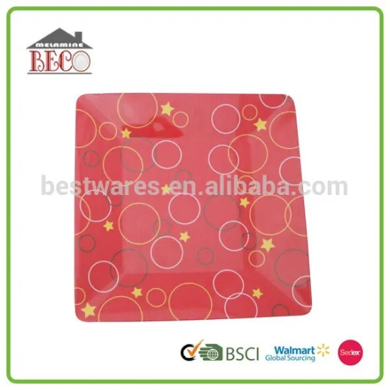 Hot sale pastry snacks plastic colored plates