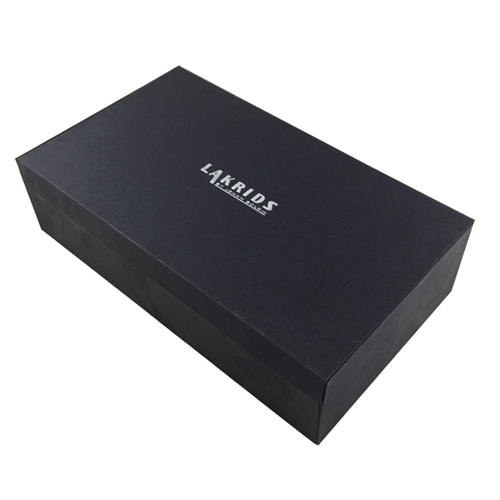 Black Cardboard Magnetic Box with Divider