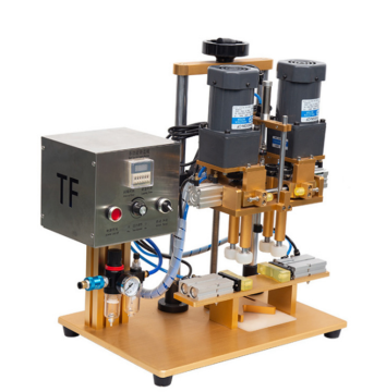 Halbauto Kosmetische Kunststoff-Wasserflaschenschraube Cacking Machine