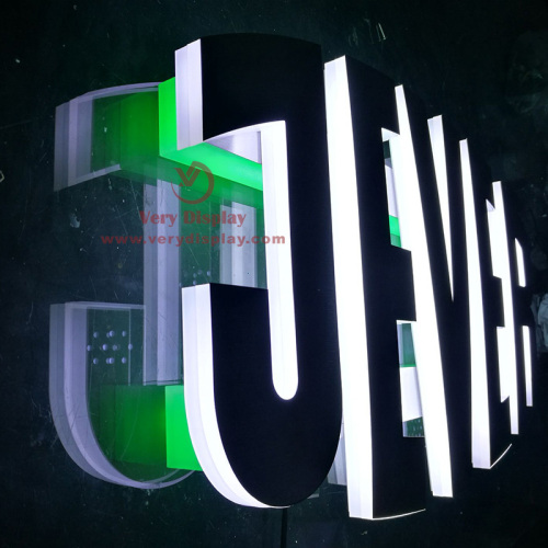 Signo de logotipo de Jever 3D Metal