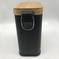 Bamboo Lid Rectangle Waste Bin