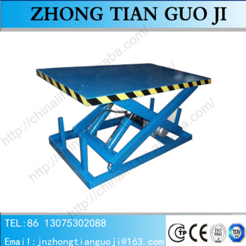 2m-8m height 2t-10t loading capacity stationary scissor lift