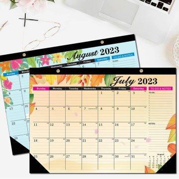 Custom Large Desk Calendar: Best Quality Factory Printed Daily Flip Calendar for 365 Days - Innovative Design