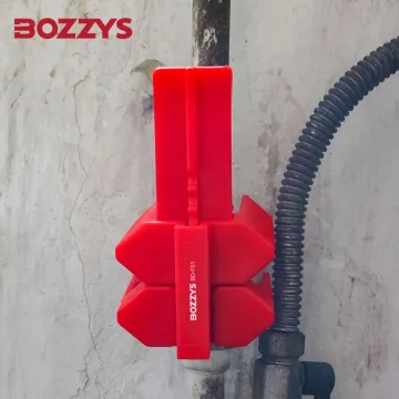 BOZZYS 4-Legged Industrial Safety Adjustable Ball Valve Lockout