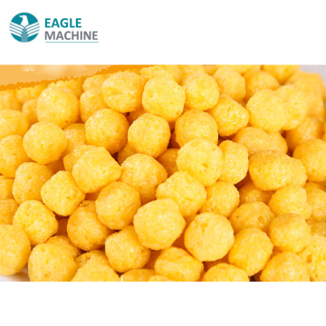Nigeria Customer Orders Puffed Cheese Ball Corn Snack Making Machines/Twin Screw Extruder Production Line