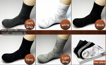 Black Business Mens Socks