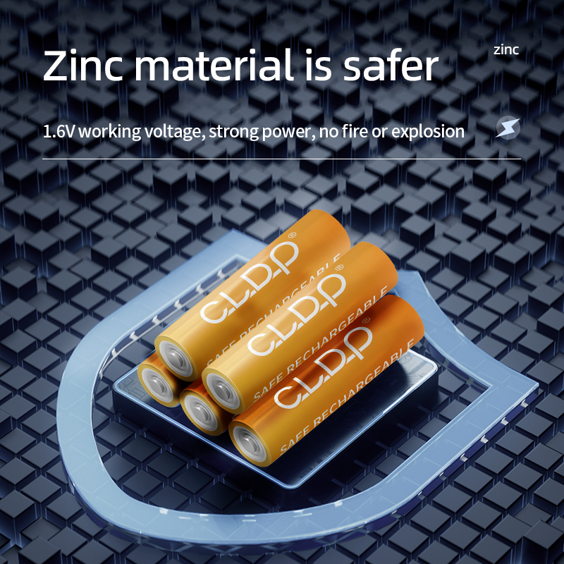CLDP 1.6V 700mWh Zn-Ni AAA rechargeable battery