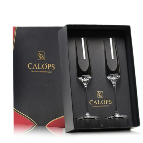 Customized Black Matt wine cup paper gift box