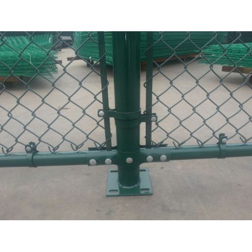 keamanan tinggi 8ft Galvanized Chain Link Fence