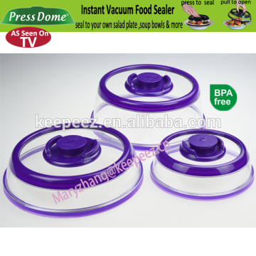 PressDome 3-piece Vacuum Seal Plate Cover Set