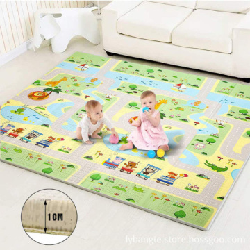 Round Soft Cotton Baby Crawling floor carpet Washable