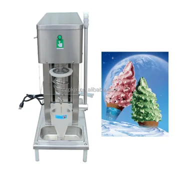 Manual Control Nuts Blender for Yogurt Swirl and Gelato Frozen Ice Cream