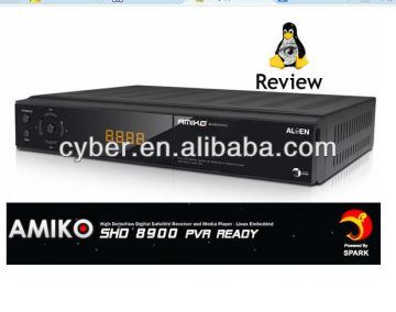 Amiko SHD-8900 Alien full hd 1080p HDTV Amiko alien Wireless Network & 3G Modem 8900 Support youtube instock