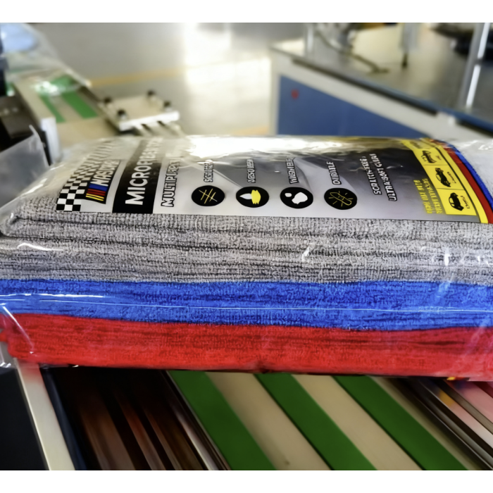 سیستم مهر و موم و بسته بندی حوله میکروفیبر نیمه خودکار