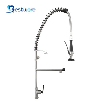 Industrial Stainless Steel Kitchen Commercial Faucet