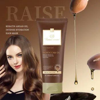 Best OEM Factory 500ML Argan Oil Collagen Cream Keratin Protein Moisturizing Hair Masque for Dry and Damaged Hair