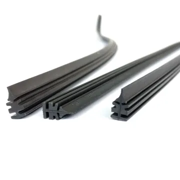 High Quality 6mm Rubber Wiper Blade Refill for Windshield Strip Replacement